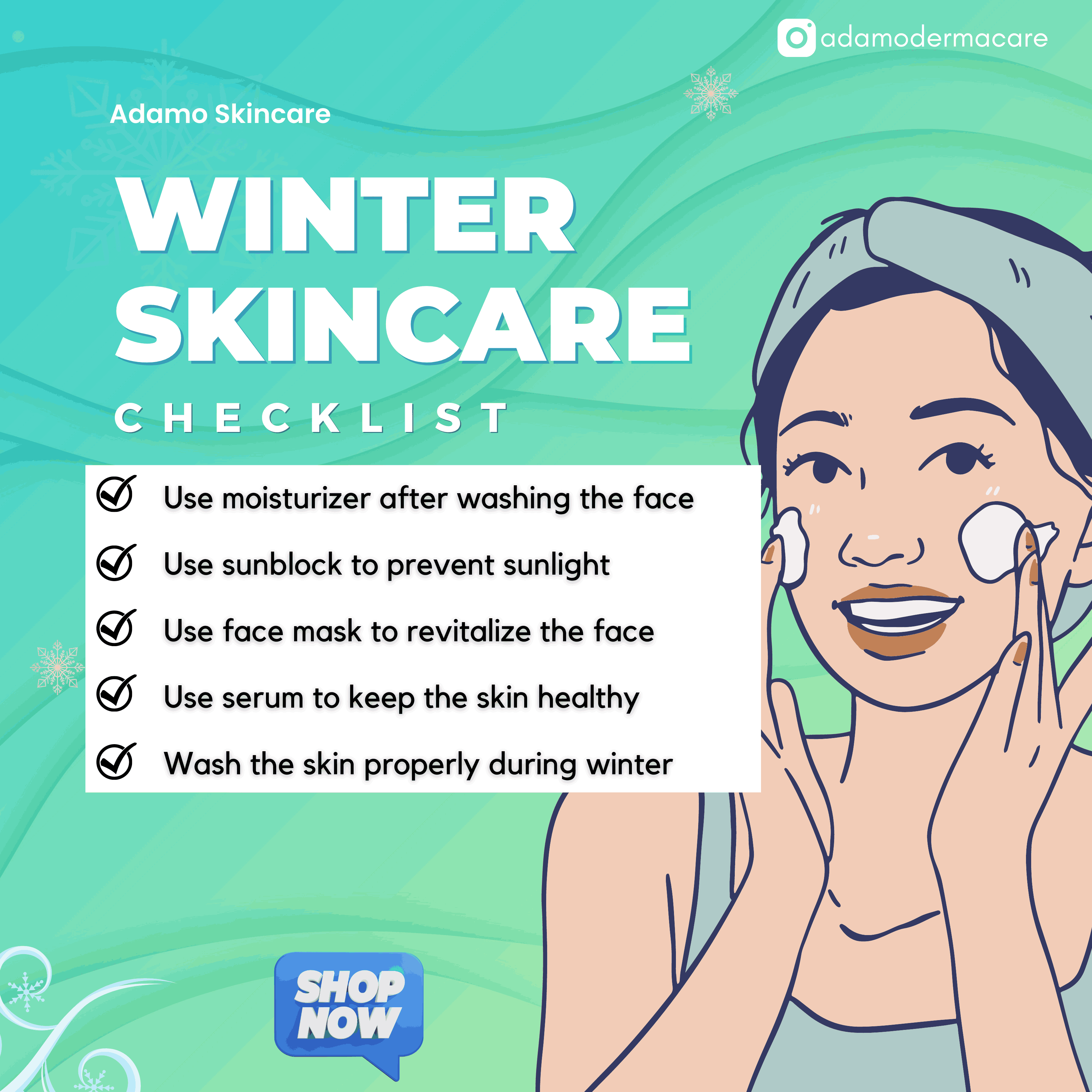 Winter Skincare Tips from Adamo Skincare