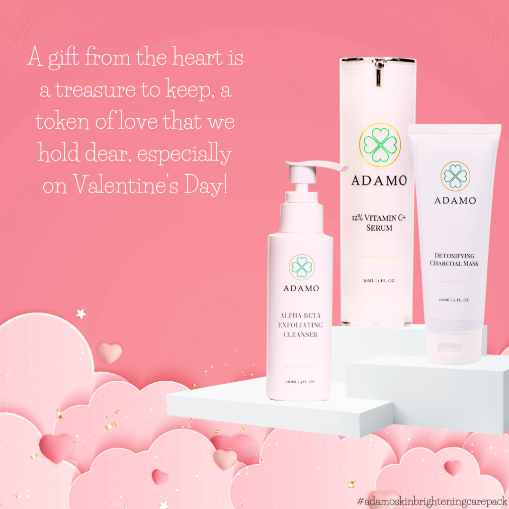 Adamo Skincare Valentine offer package