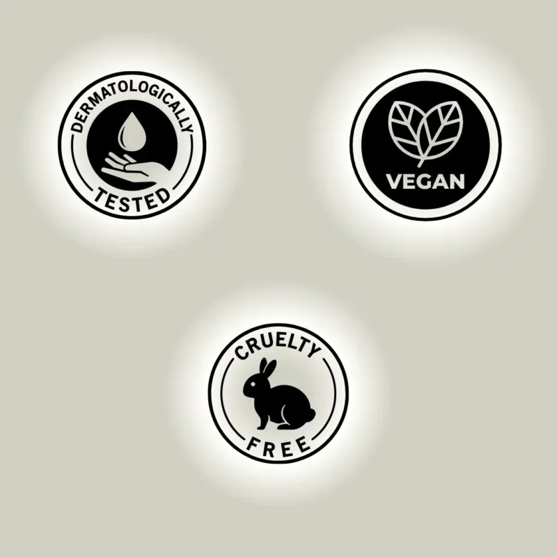 Dermatologically Tested, Vegan, Cruelty-Free
